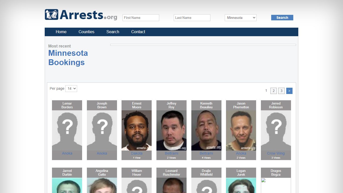 Minnesota Arrests and Inmate Search